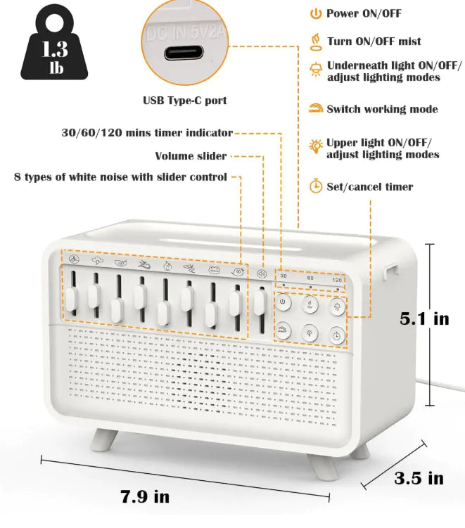 Sleep Humidifier LED