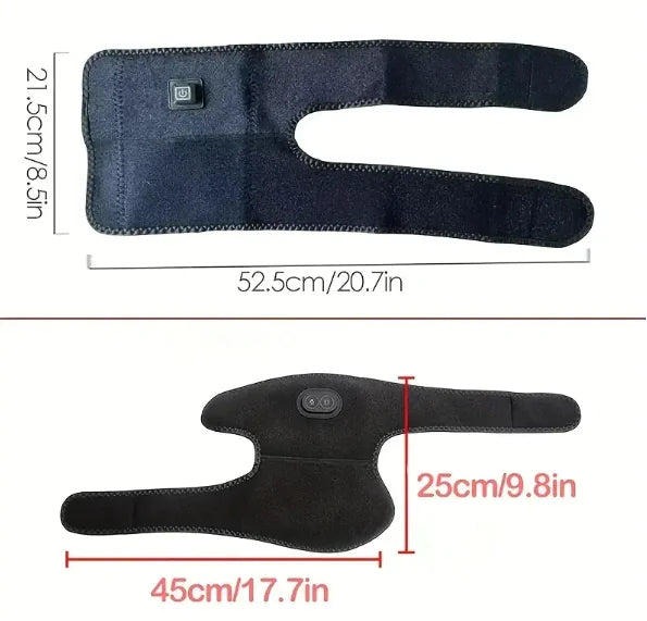 Heated Vibration Massage Wrap for Knee
