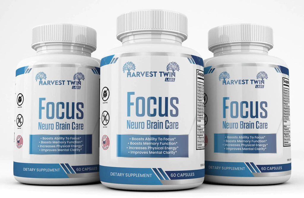 Harvest Twin Labs Neuro Plus Brain & Focus | Mental Clarity & Cognitive Support