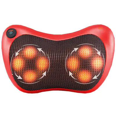 Back and Neck Massage Car Pillow with Heat – Deep Kneading & Infrared Therapy