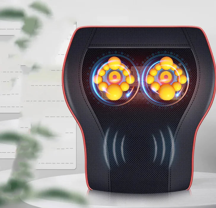 Therapeutic Multifunctional Electric Massage Pillow with Heat & Vibration