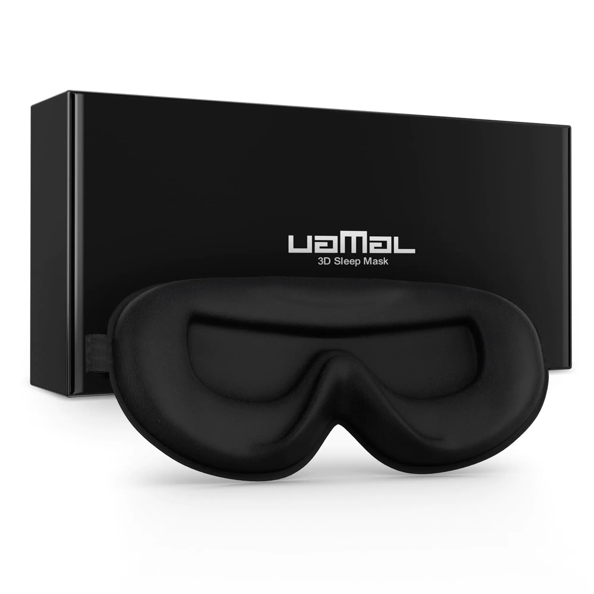 Sleep Mask for Women & Men – Eye Mask – 100% Blackout Eye Masks for Sleep Zero Eye Pressure 3D Sleeping Mask Eye Covers for Sleeping Premium Black Sleep Eye Mask or Night Blindfold