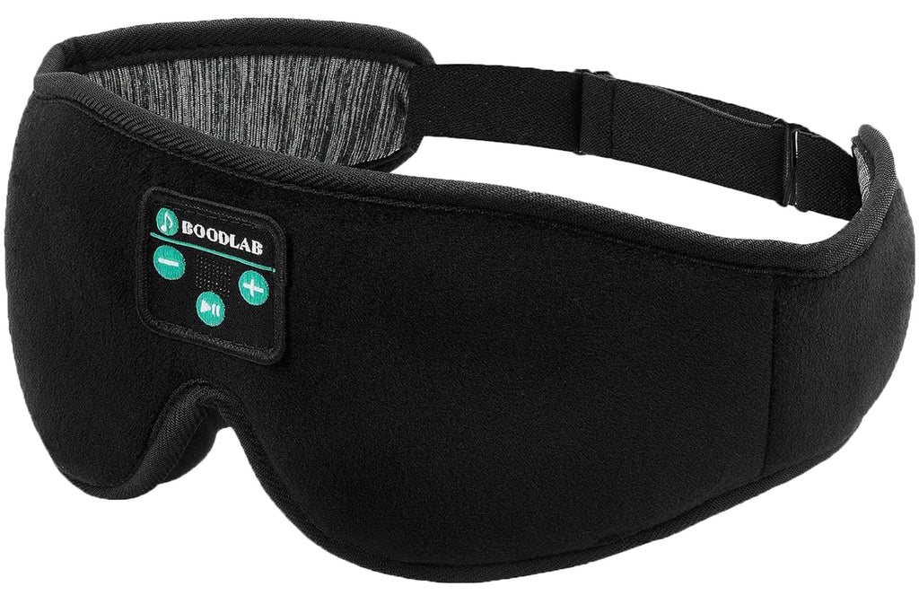 Sleep Headphones Sleep Mask with Bluetooth Headphones Sleep Headphones for Side Sleepers Wireless Washable Sleeping Headphones for Meditation Travel Cool Gadgets Gift for Women Man